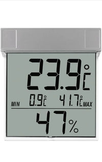 Termohigrómetro digital de ventana