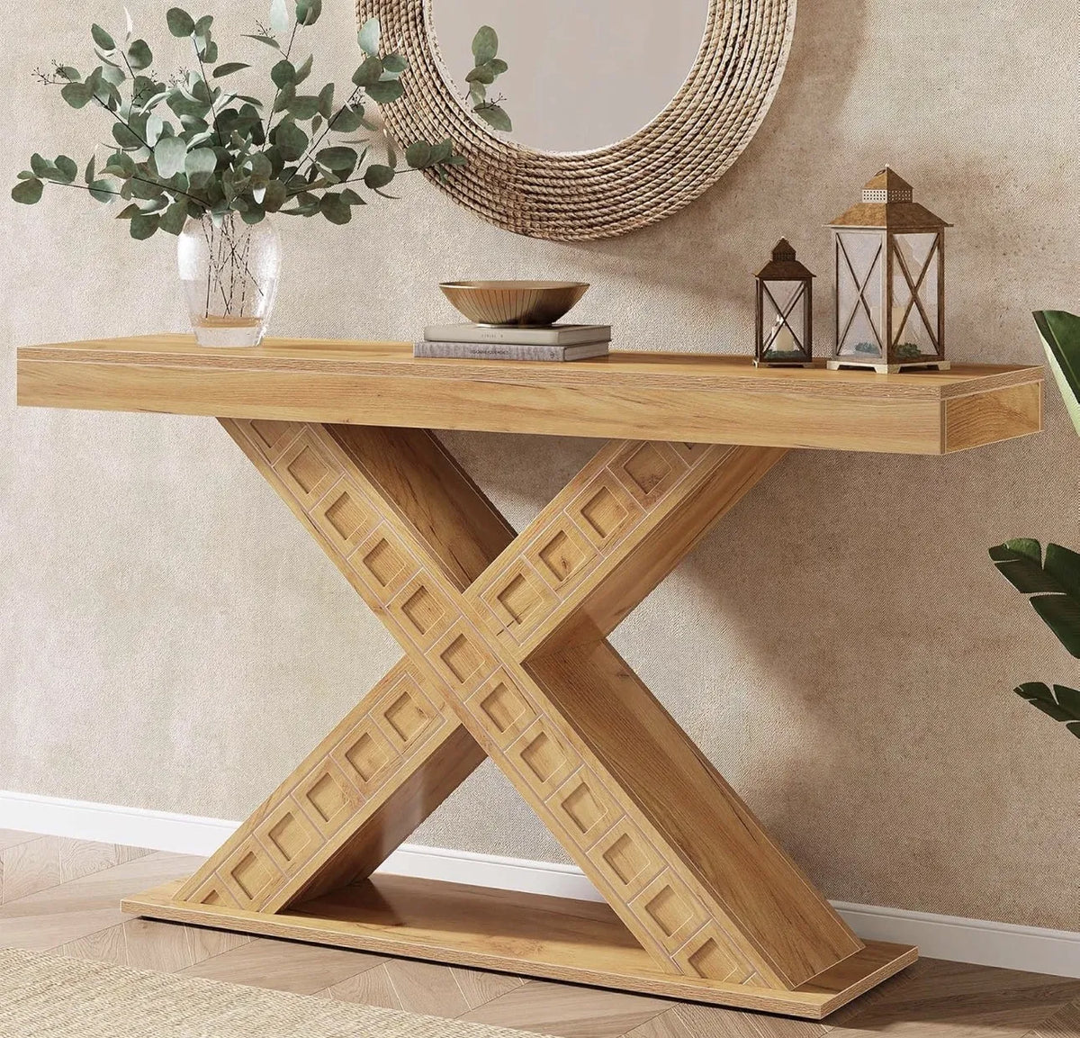Mesa consola estrecha para entrada