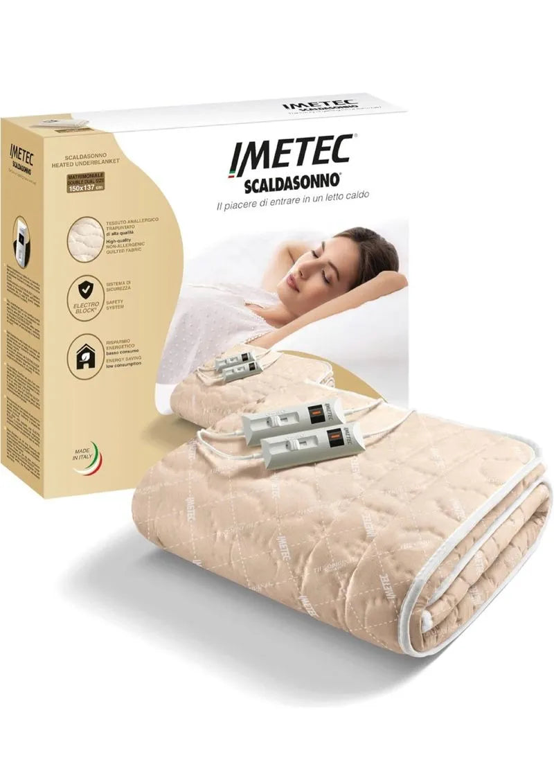 Imetec Calientacamas Matrimonial, 150 x 137 cm