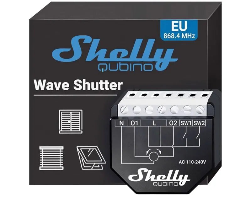 Shelly Qubino Wave Shutter EU 868.4 MHz
