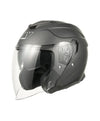 Casco Moto Abierto Gris (ADULTO)