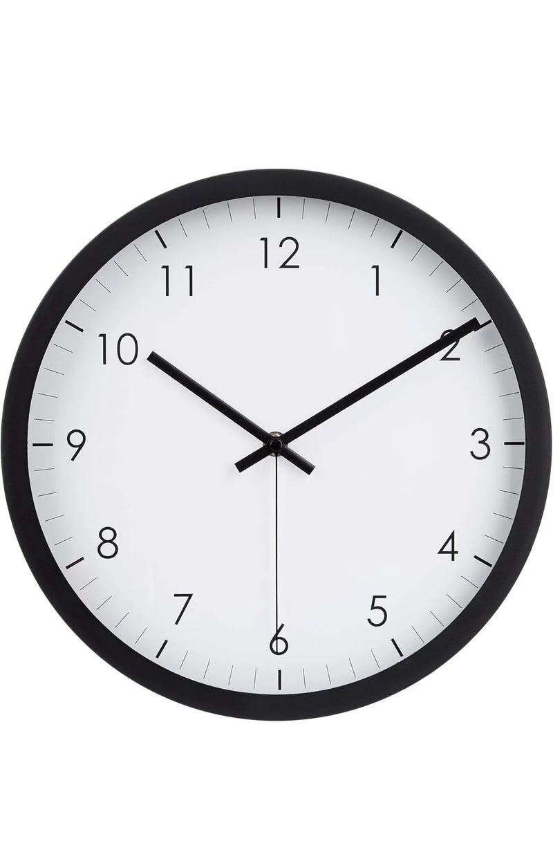 Reloj clásico Redondo Amazon Basics