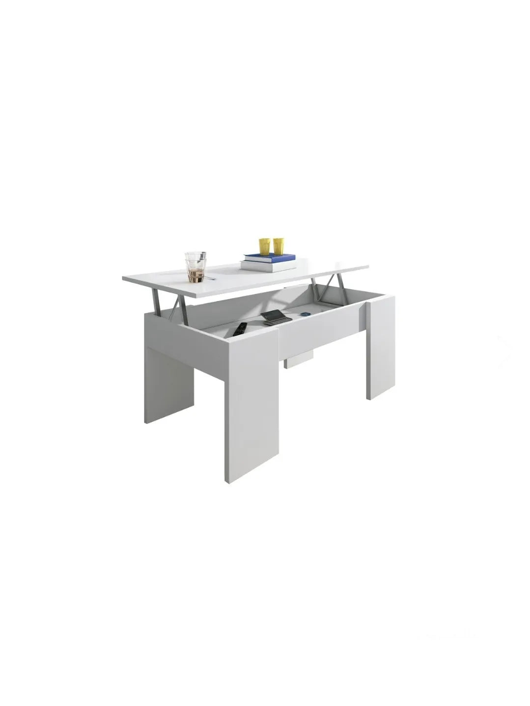 Mesa De Centro Elevable Gala Blanco