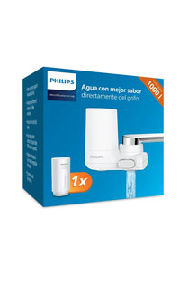 Filtro de agua del grifo, vertical X-Guard, blanco