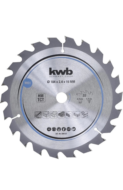 Hoja de sierra circular para madera kwb