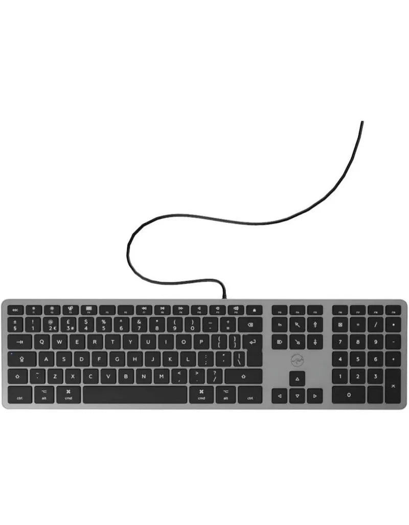 Teclado ingles con cable