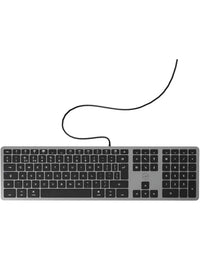 Teclado ingles con cable