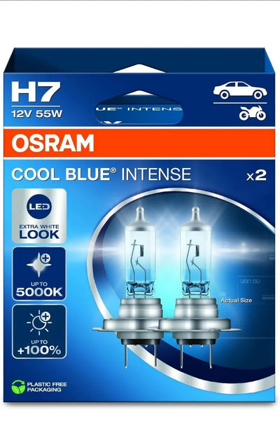lámpara de faro halógena, aspecto LED x2