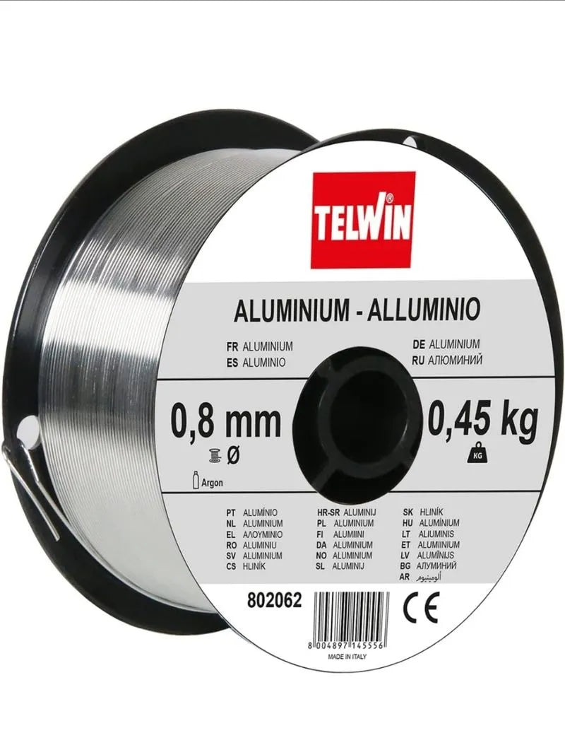 Bobina de hilo aluminio Ø 0,8 (0,45 kg)