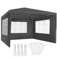 Carpa con paredes apta a intemperie