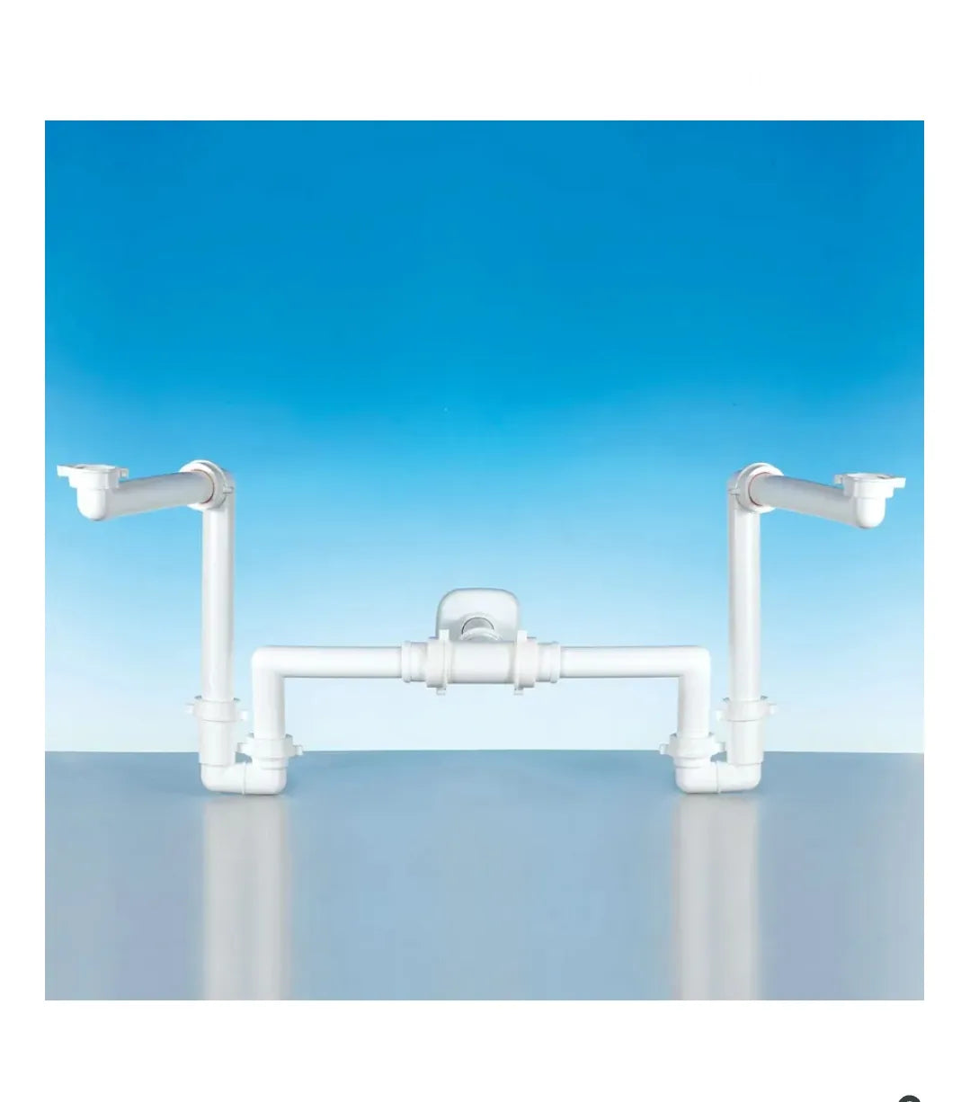 Sifón de espacio de baño para doble - WASHBASIN
