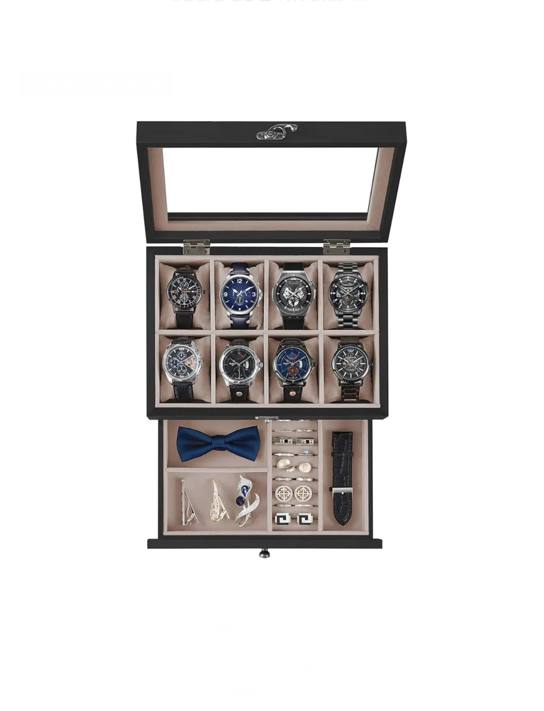 Caja de Relojes con 8 Ranuras