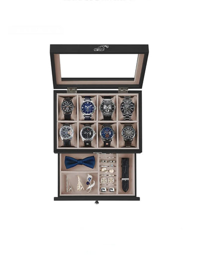 Caja de Relojes con 8 Ranuras