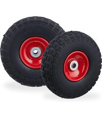 Juego de 2 ruedas de carro - Relaxdays