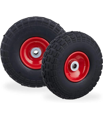 Juego de 2 ruedas de carro - Relaxdays