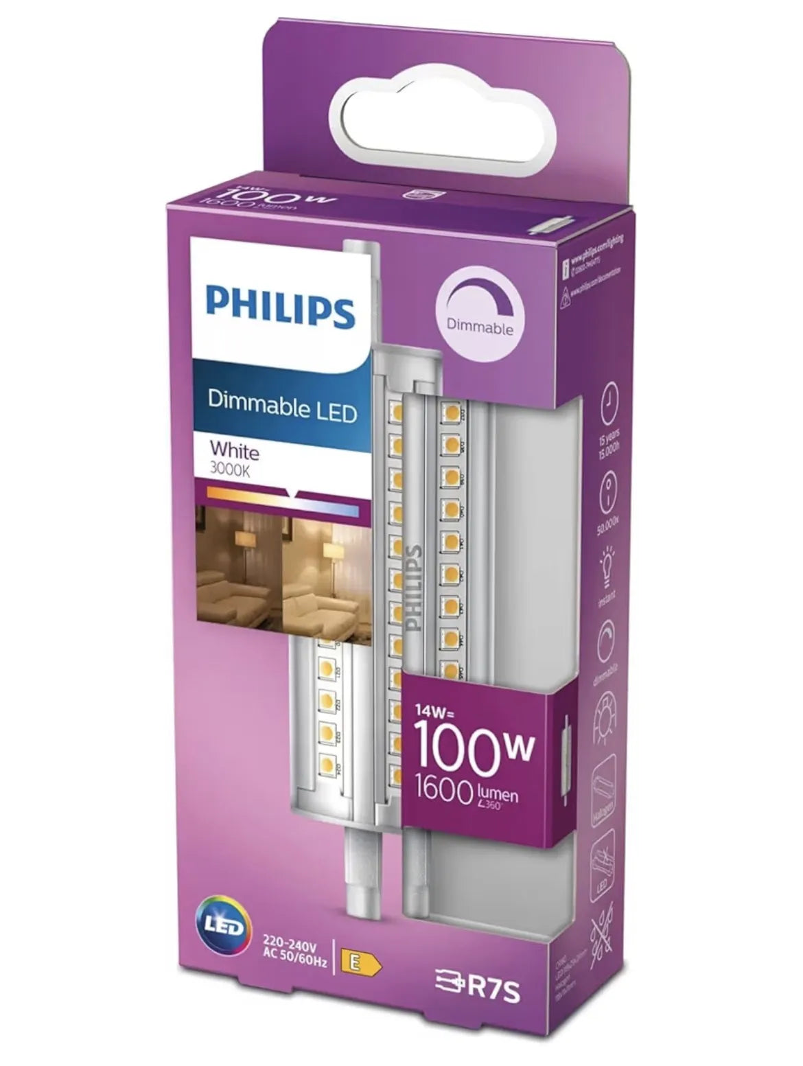 Bombilla LED Lineal 100W Philips