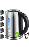 KESSER® Hervidor de acero inoxidable de 1,7 litros