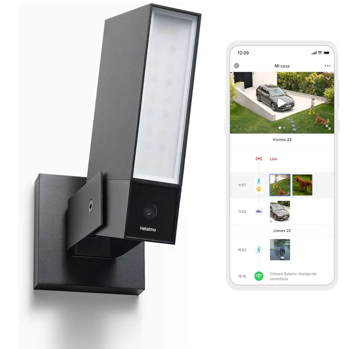 Cámara de Seguridad Exterior WiFi Netatmo