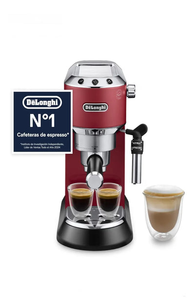 Cafetera de Bomba de Acero Inoxidable - DE'LONGHI DEDICA