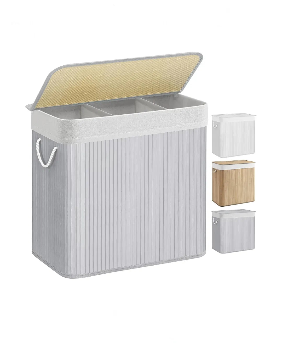 Cesto Ropa de Bambú 150 L