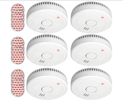 Juego de 6 detectores de humo ELRO