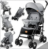 Silla de Paseo KIDIZ Plegable Reclinable con Saco y Mosquitera