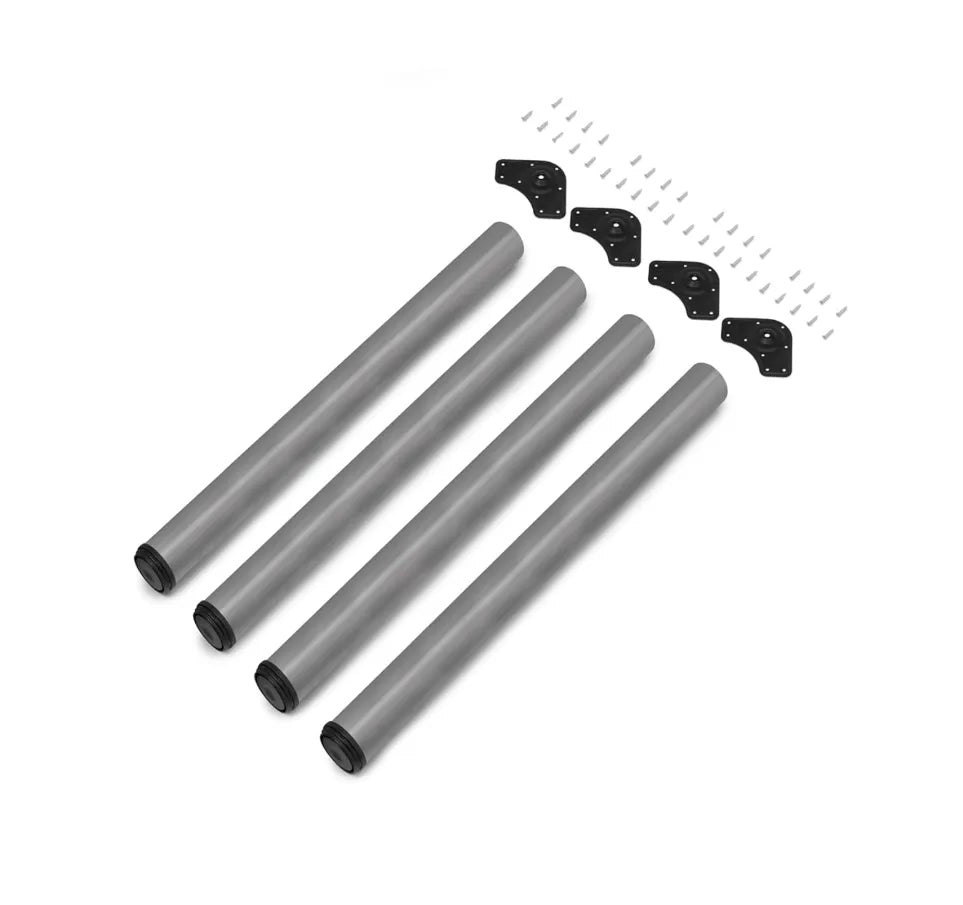 Kit 4 Patas de Mesa Regulables EMUCA Ø60x710-730mm Gris