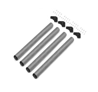 Kit 4 Patas de Mesa Regulables EMUCA Ø60x710-730mm Gris