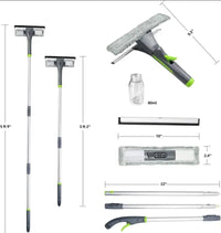 Limpiacristales con mango extensible
