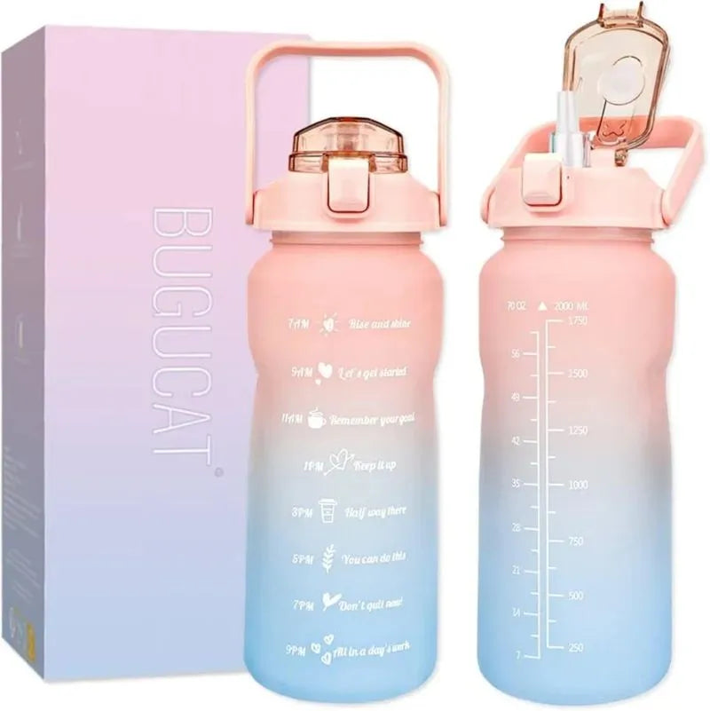 Botella de Agua Deportiva 2L