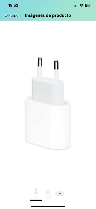 Apple Adaptador USB-C 20 W