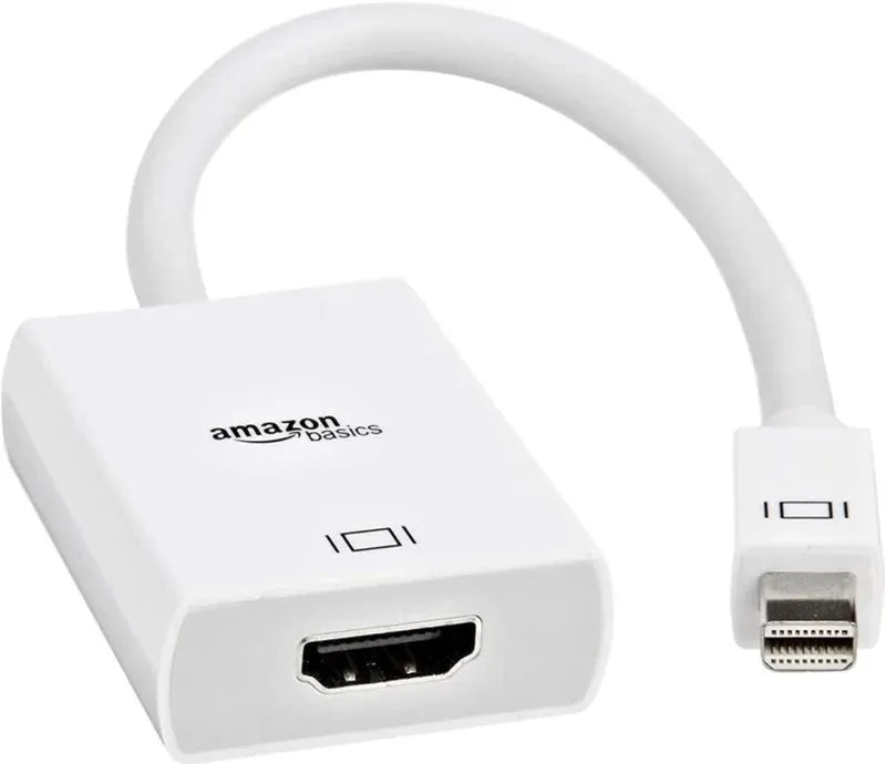 Adaptador de Mini DisplayPort a HDMI, color blanco