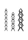Abrazaderas de resorte de nylon Amazon Basics