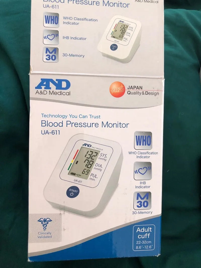 Monitor Presión Arterial A&D Medical UA-611