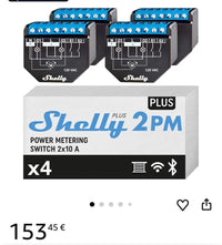 Shelly Plus 2PM x4 Power Metering Switch