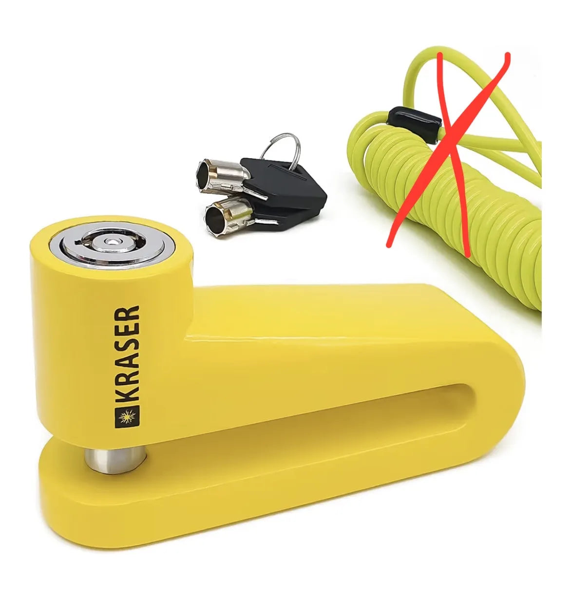 Candado Moto Disco KRASER