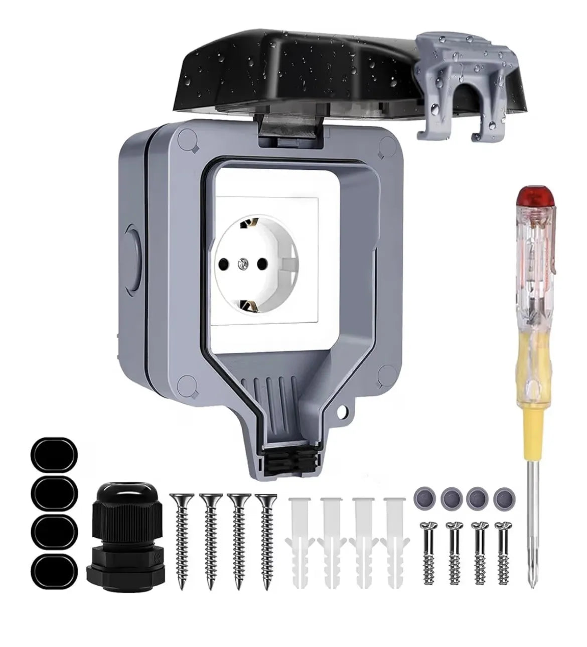 Toma exterior IP66 impermeable