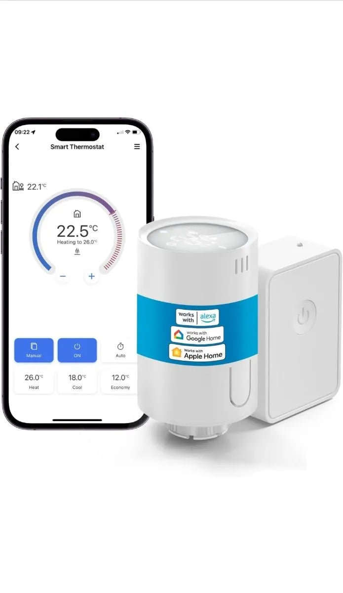 Termostato de Radiador Inteligente con Hub Meross