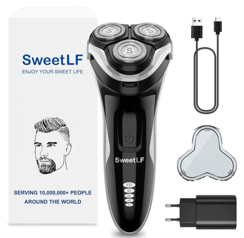 Afeitadora Eléctrica SweetLF Hombre Negra