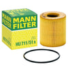 Filtro de aceite HU 711/51 x MANN-FILTER