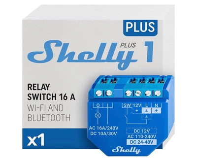 Shelly Plus 1 - Relé Wi-Fi y Bluetooth