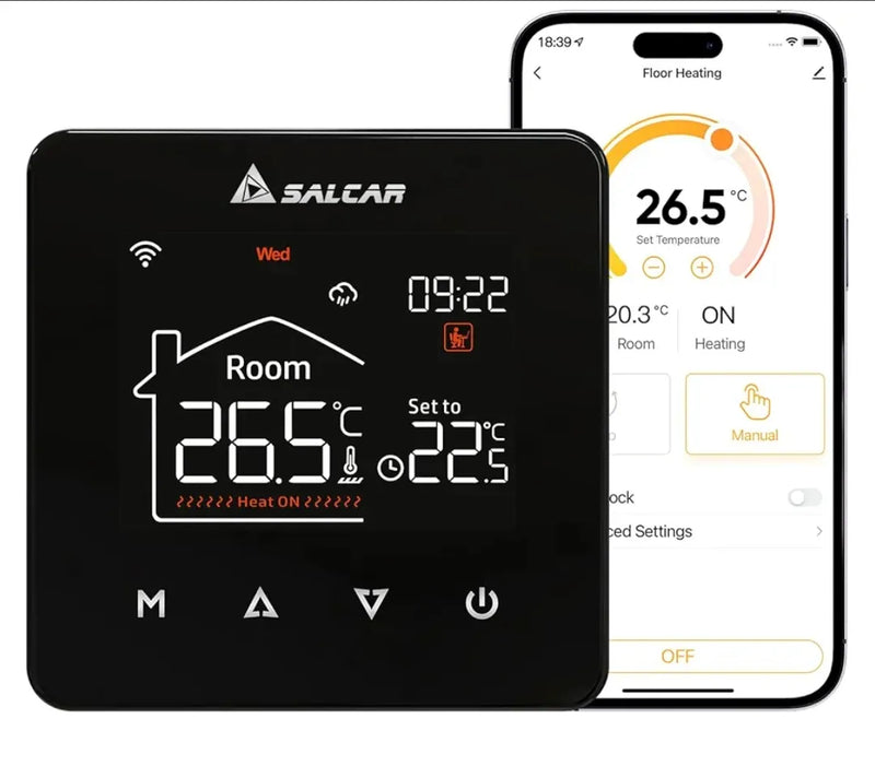 Termostato WiFi Smart para calefacción SALCAR