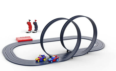 Circuito de slot a escala 1/50 con dos vehículos - Ninco