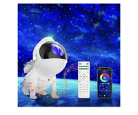 Proyector de estrellas con diseño de perro espacial para dormitorio