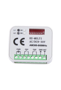 Receptor universal RX Multifrecuencia 300-868MHz