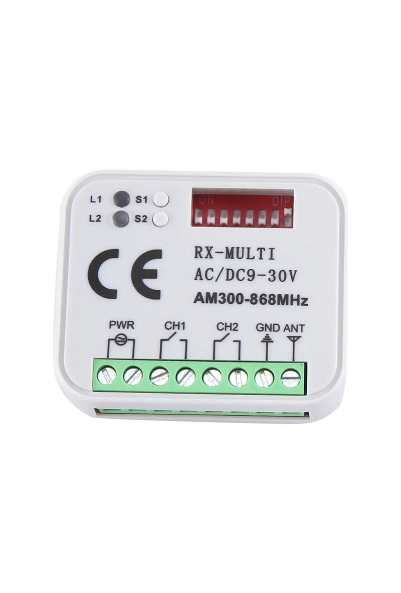 Receptor universal RX Multifrecuencia 300-868MHz