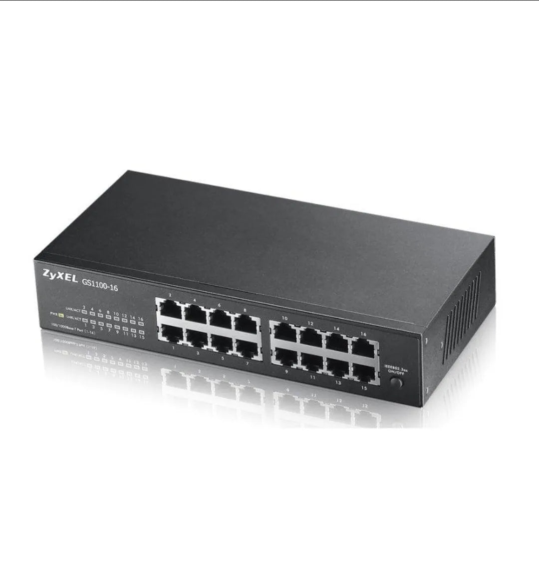 Switch ethernet 16 puertos Zyxel GS1100-16