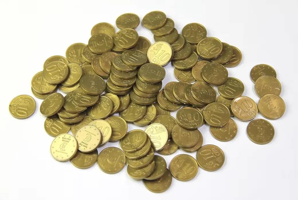 Monedas de 50 Céntimos de Plástico