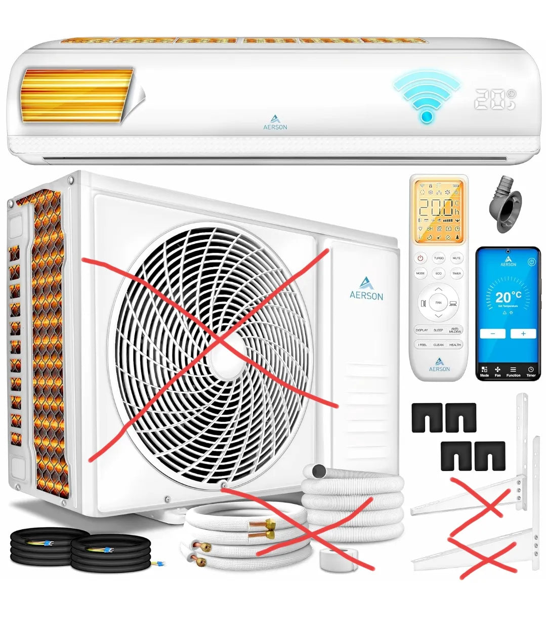 Aire acondicionado con función wifi - Aerson