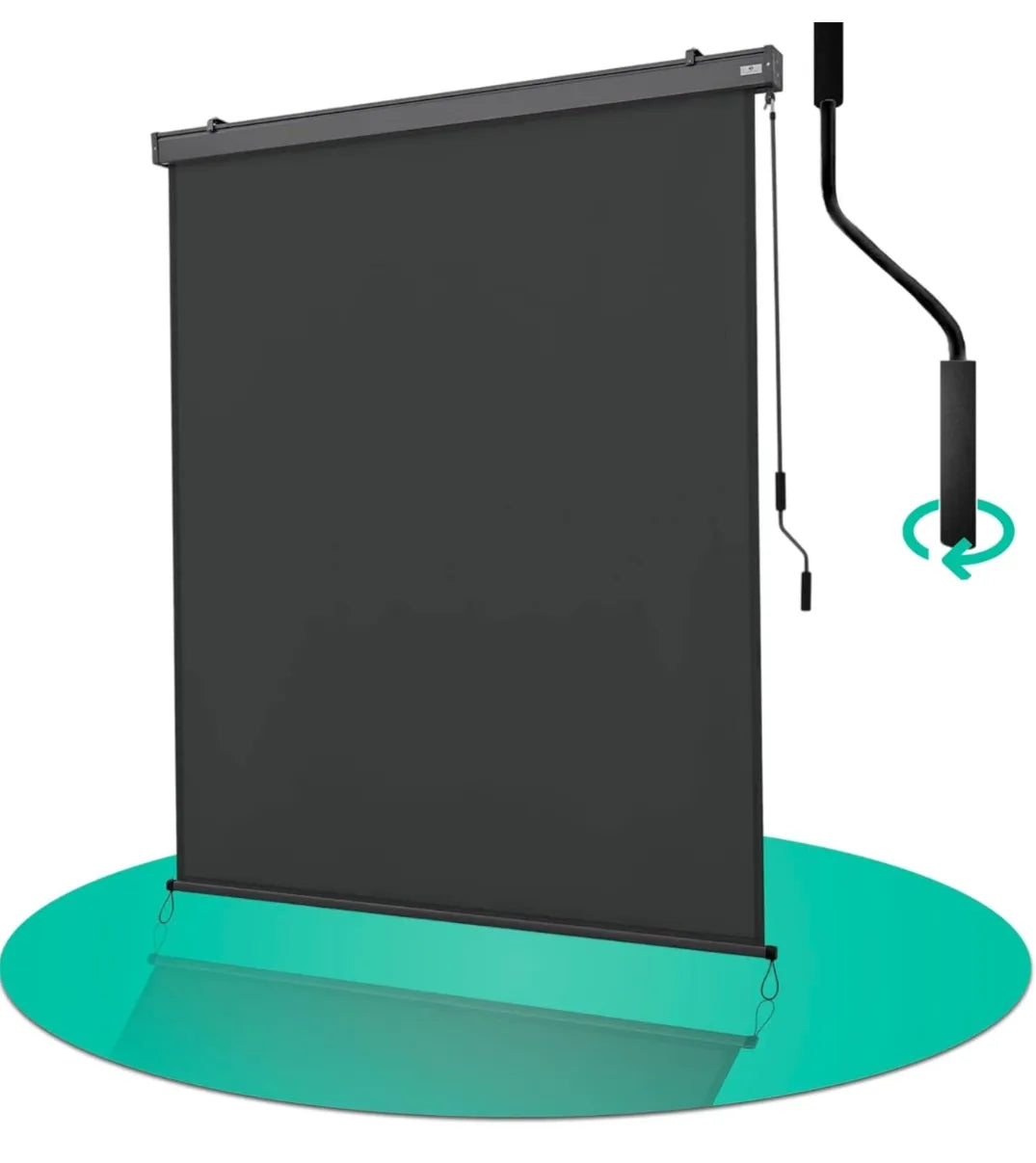 Toldo vertical extensible enrollable -